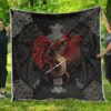 Celtic Myth Dragon Quilt A02 Quilt  Quilt